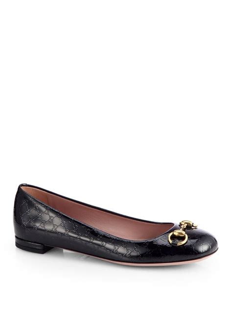 gucci black ballet flats.